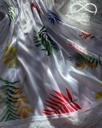 لباس خواب پیراهنی ساتن طرح فرشته