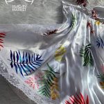 لباس خواب پیراهنی ساتن طرح فرشته