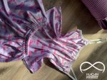 لباس خواب تاپ شورتک ساتن طرح باربی