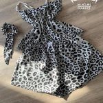 لباس خواب تاپ شورتک بوگاتی طرح پلنگی