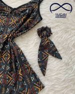 لباس خواب پیراهنی بوگاتی طرح خاتون