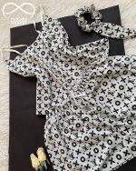 لباس خواب تاپ شورتک بوگاتی طرح LV